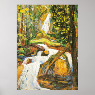 Poster Kandinsky - Kochel Waterfall I