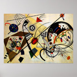 Póster Kandinsky - Linha transversal