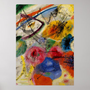 Póster Kandinsky - Linhas Pretas