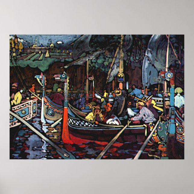 Poster Kandinsky - Música Volga (Frente)