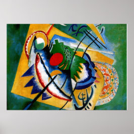 Póster Kandinsky - Oval Vermelho