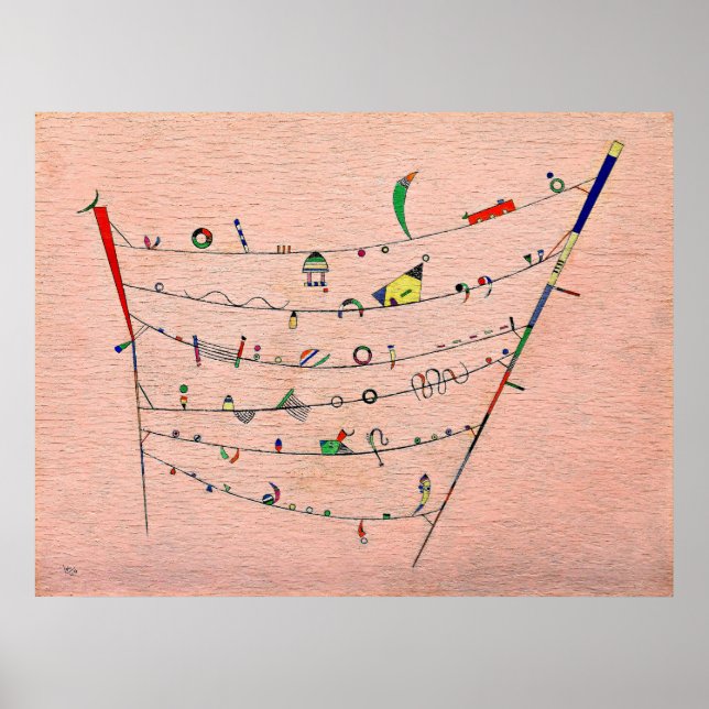 Poster Kandinsky - Pequenos Acentos (Frente)