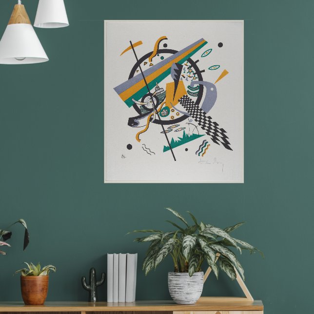 Poster Kandinsky "Pequenos Mundos" 1922 (Sala de Estar 1)