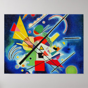 Poster Kandinsky - Pintura Azul,