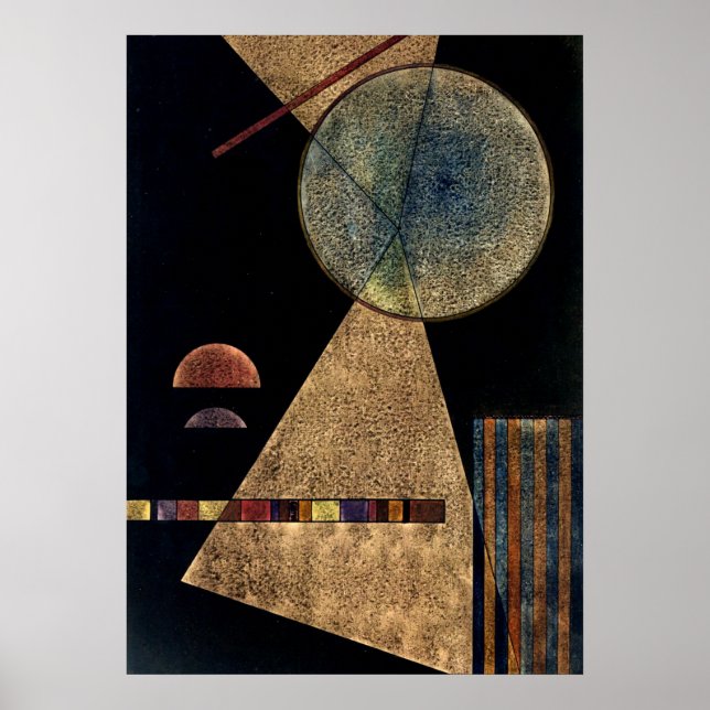 Póster Kandinsky - Ponto de Reunião (Frente)