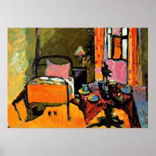 Poster Kandinsky - Quarto em Aintmillerstrasse