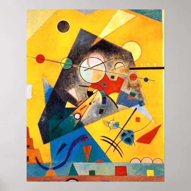 Poster Kandinsky Quiet Harmony Abstrato Art (Frente)