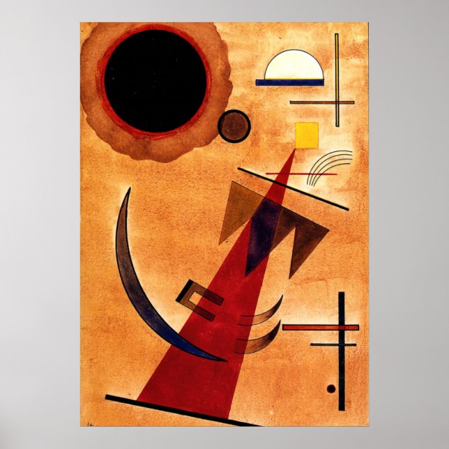 Póster Kandinsky - Raiz em Spitzform, 1925 (Frente)