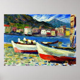Poster Kandinsky - Rapallo Boats