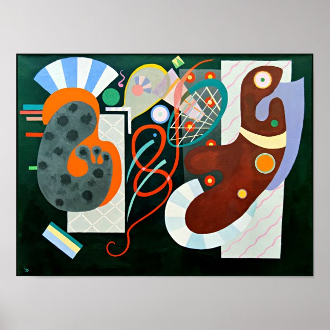 Poster Kandinsky - Rota do Neud, abstrato (Frente)