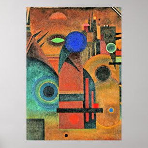 Poster Kandinsky - Silêncio Marrom