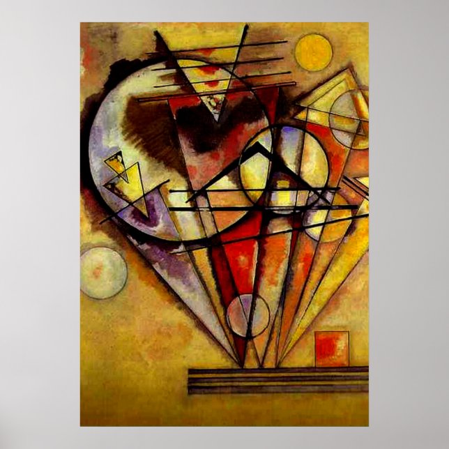 Póster Kandinsky - Sobre Os Pontos (Frente)
