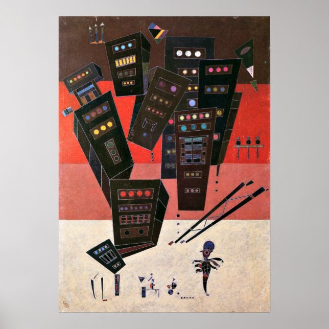 Poster Kandinsky - Sombras (Frente)