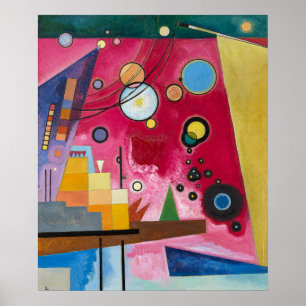 Poster Kandinsky Vermelho Intenso, 1924