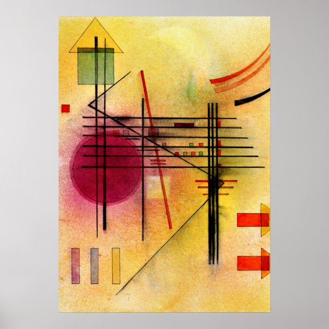 Póster Kandinsky - Vibrante (Frente)