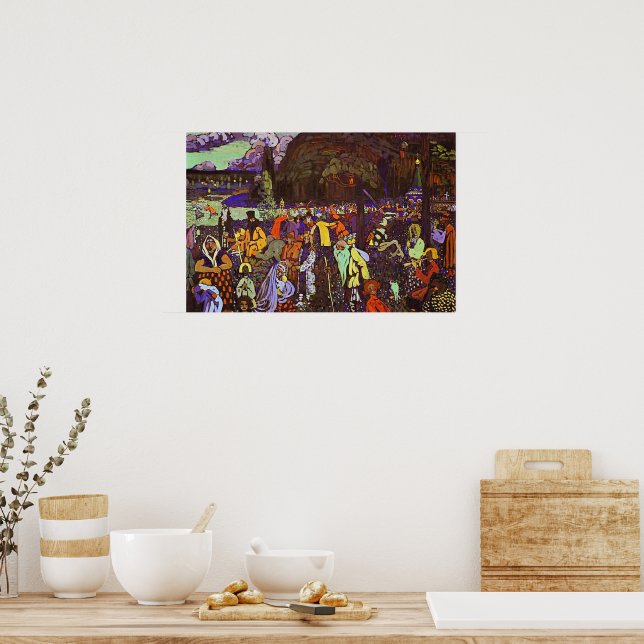 Poster Kandinsky - Vida Colorida, (Cozinha)