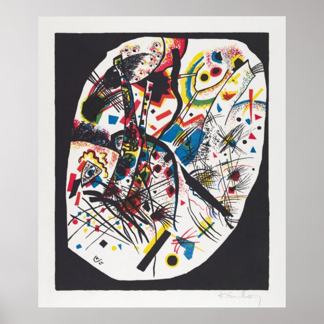 Poster Kandinsky's Kleine Welten III (Frente)