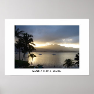Póster Kaneohe Bay, Oahu