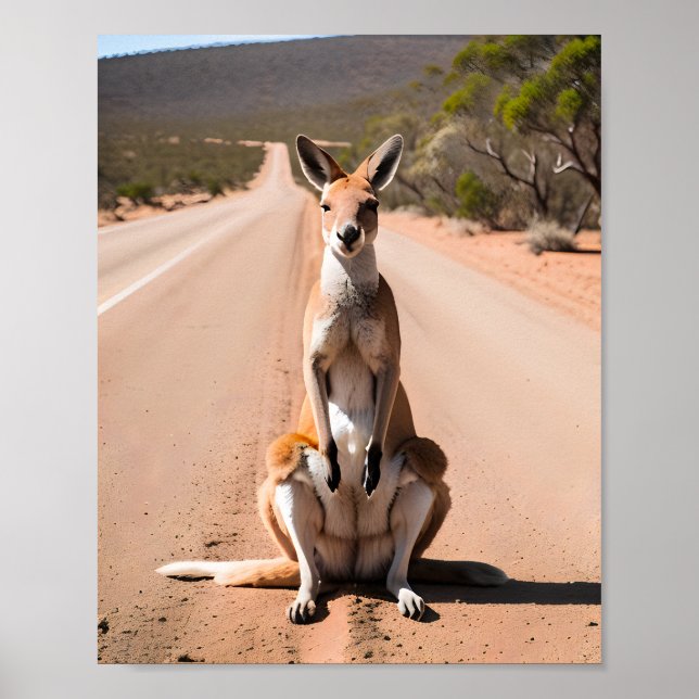 Poster Kangaroo no Exterior (Frente)