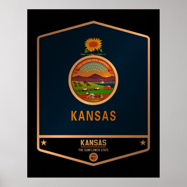 Poster Kansas (Frente)