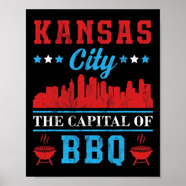 Poster Kansas City A Capital Do Churrasco (Frente)