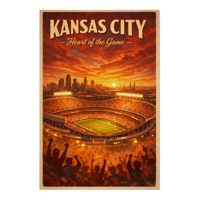 Póster KANSAS CITY – Coração do Jogo (Frente)