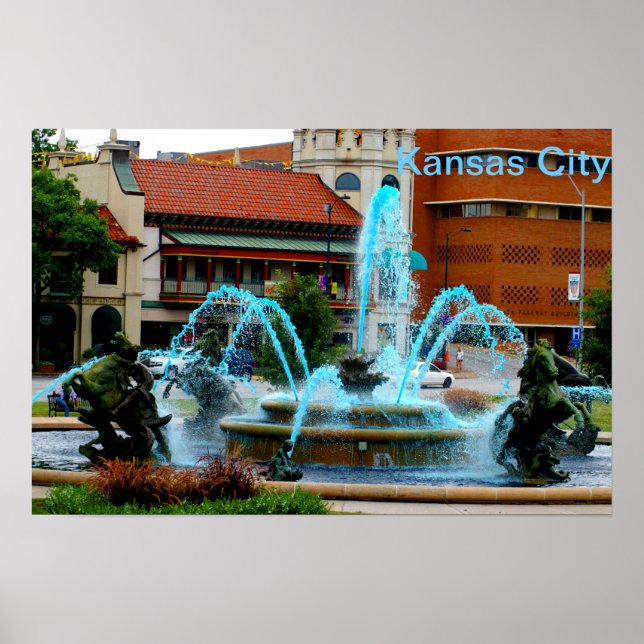 Póster Kansas City Country Club Plaza (Frente)