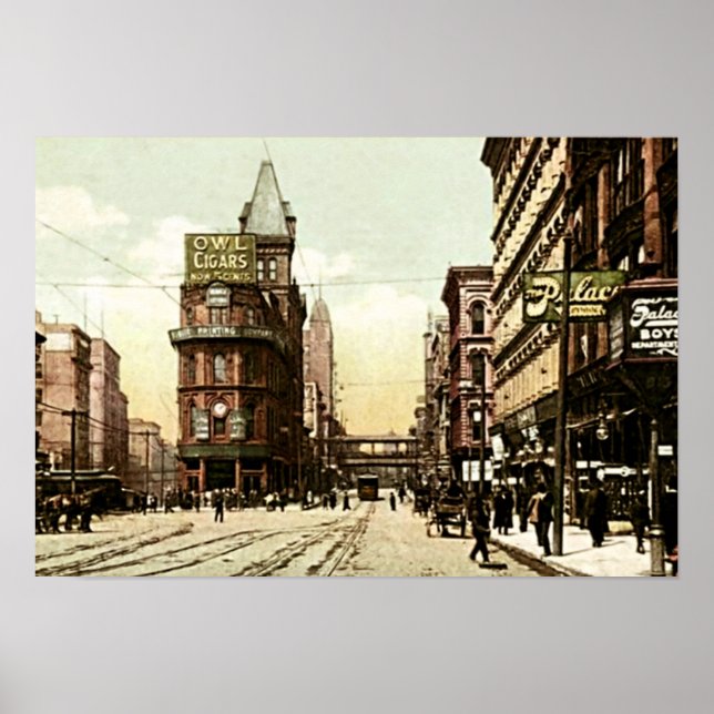 Póster Kansas City, Missouri (Frente)