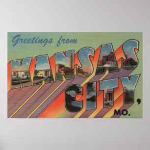 Poster Kansas City, Missouri - Grandes Cenas de Letra