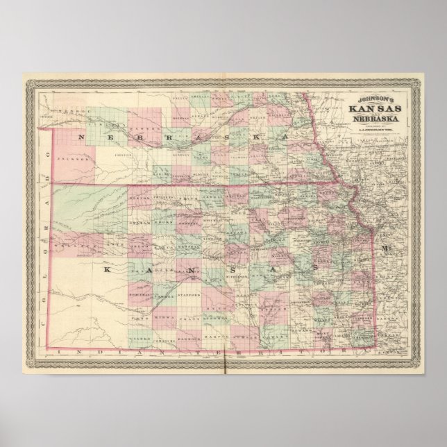 Póster Kansas e Nebraska (Frente)