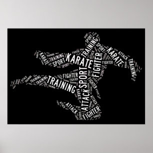 Póster Karate