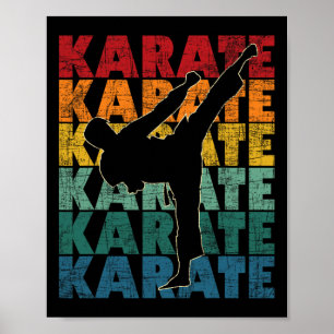 Poster Karate - Artista Marcial Karateka Comt Autodefesa