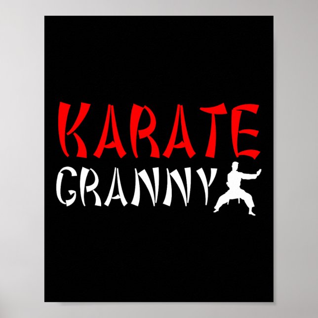 Poster Karate Granny Orud Karate Avó 1 (Frente)