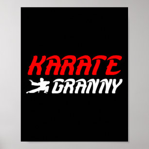 Poster Karate Granny Vovó Orud Karate