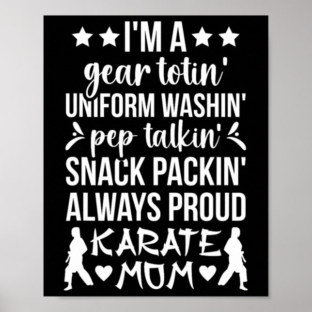 Poster Karate Mãe Definição Karate Mãe Karate Mãe Karate  (Frente)