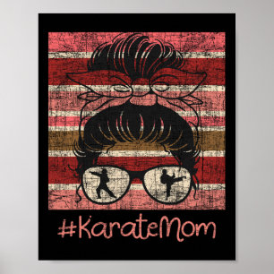 Poster Karate Mãe - Karateka Arts Self Defense