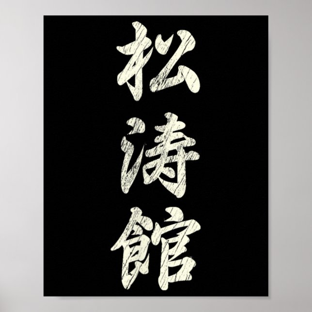 Poster Karate Martial Arts Training Shotokan Ryu Gichin F (Frente)