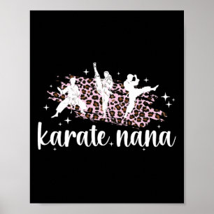 Poster Karate Nana Leopard Karate Nana Avó