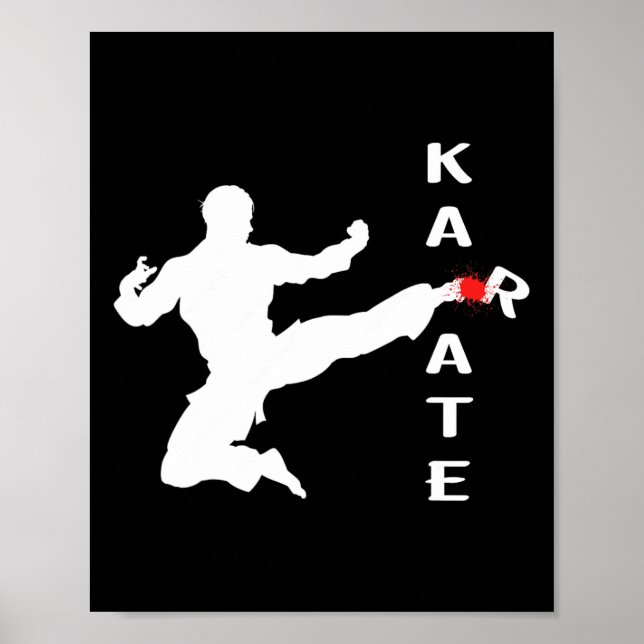 Poster Karate Shirt (Frente)