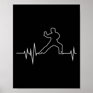 Poster Karate Shirts Camisetas Desportivas Artes Marciais