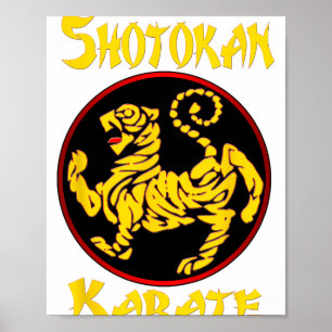 Poster Karate Shotokan Tiger Artes Marciais