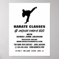 Karate Silhouette, Anúncio de classe Karate