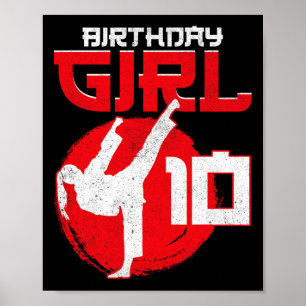 Poster Karate Taekwondo, 10 anos, Arte Marcial de Anivers