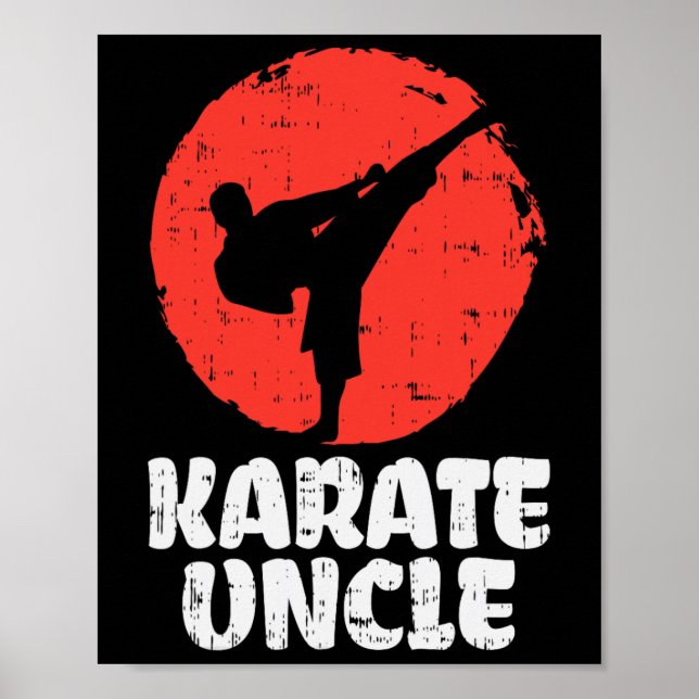 Poster Karate Tio Fighter Japonês Artes Marciais Men Bir (Frente)
