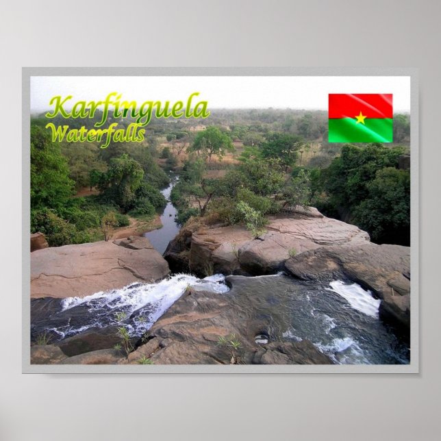Poster Karfinguela - Quedas d'água - (Frente)