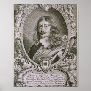 Poster Karl Gustavo Wrangel (1603-73) 'do DES dos