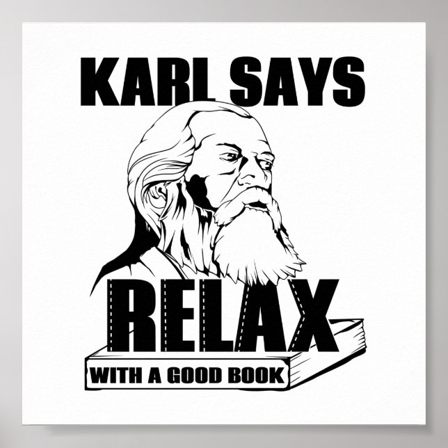 Poster Karl Marx (Frente)