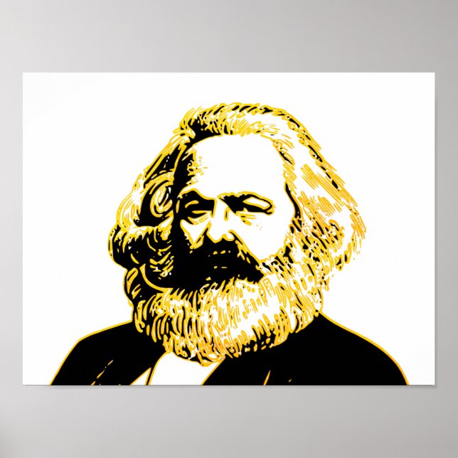 Poster Karl Marx (Frente)