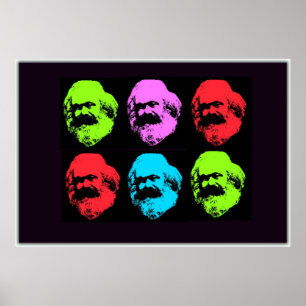 Poster Karl Marx Collage
