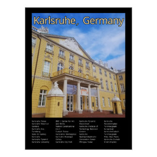 Póster Karlsruhe, Alemanha